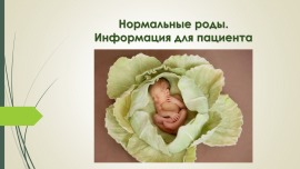 О понятии нормальных родов
